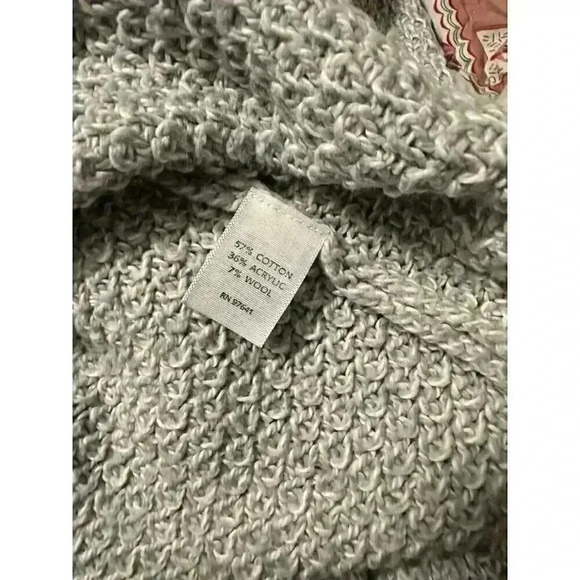 J.Jill Women's Snap Button Cardigan Sweater Sz XS Wool Cotton Knit 3/4 Sleeve - Picture 5 of 5